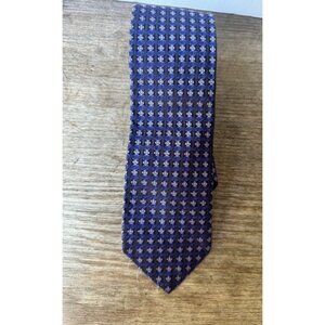 Ted Baker London Floral Pattern Silk Tie For Men Purple And Blue